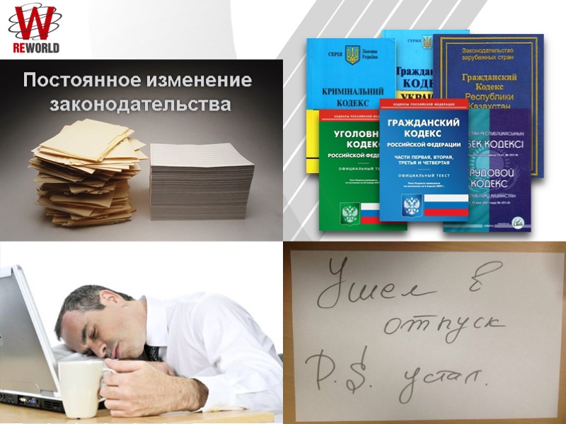 Постоянное изменение  законодательства